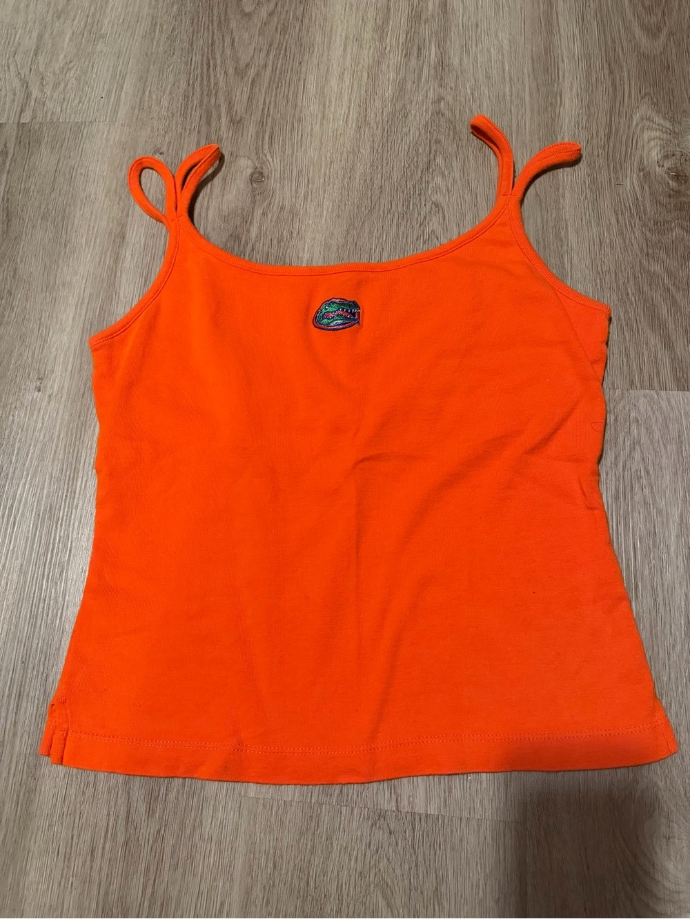 University Gameday Gators Orange Spaghetti-Strap Camisole